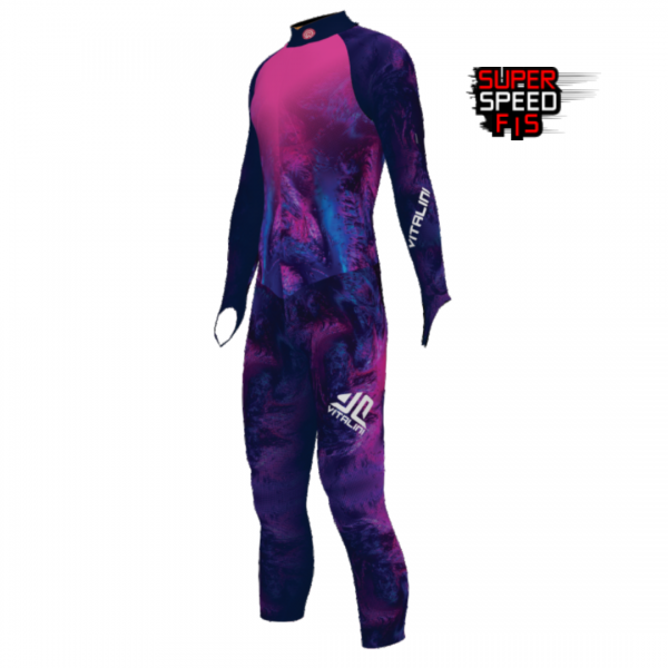 Combinaison FIS Galaxy Pink avec protections EB/VP36-GA